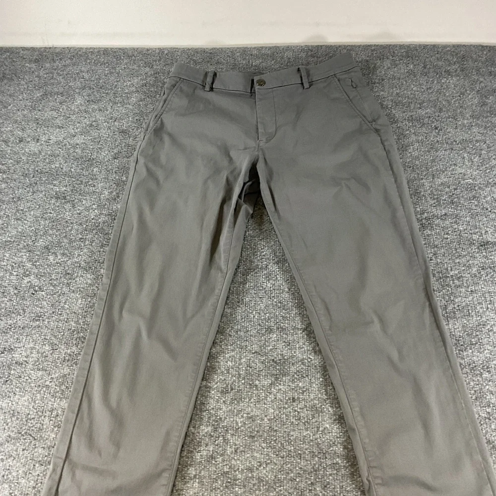 Birddogs Boom Pants Men's 32x32 Gray Stretch Performance Chino Casual Golf